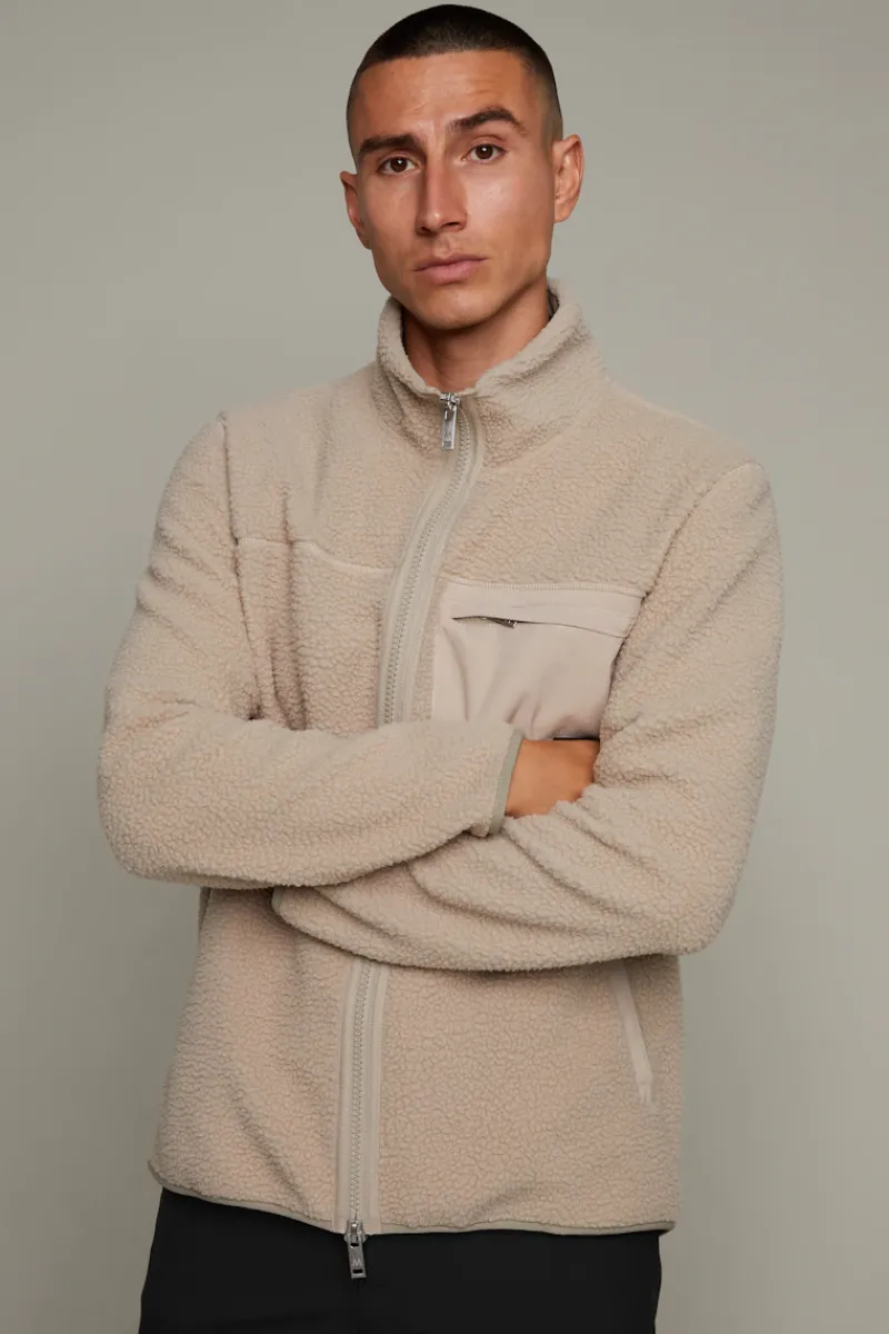 Matinique MAisaac Fleece Cardigan Hot